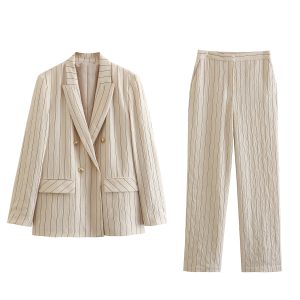Professional Pinstripe Blazer
